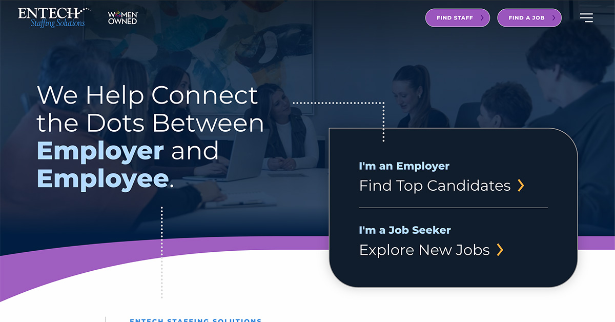 Entech Staffing Solutions logo