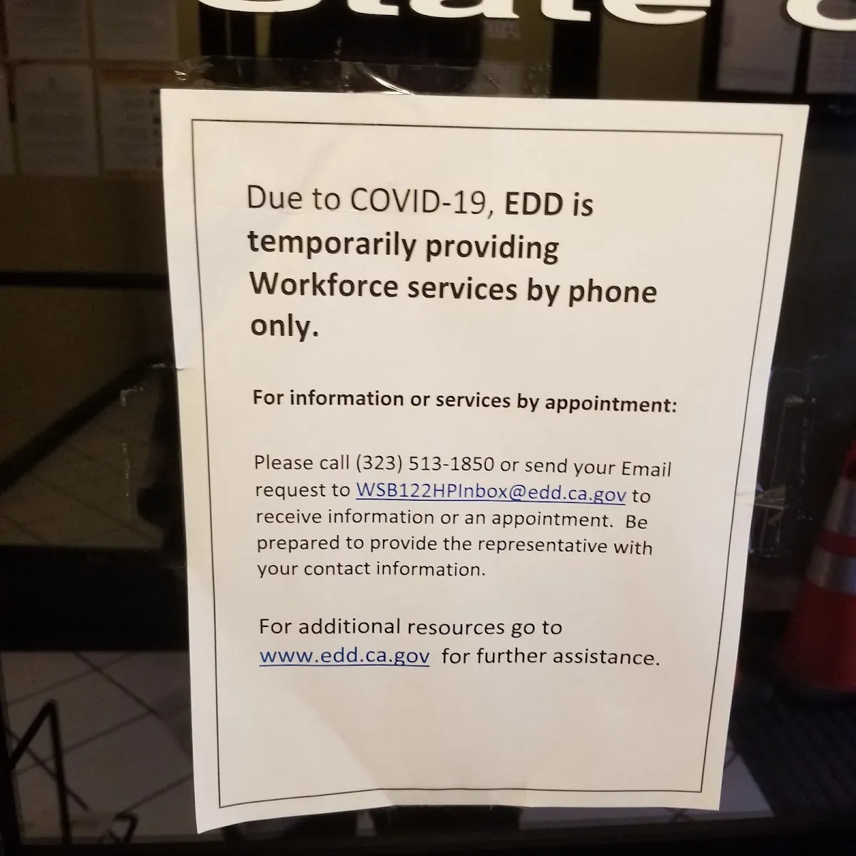 Employment Development Department