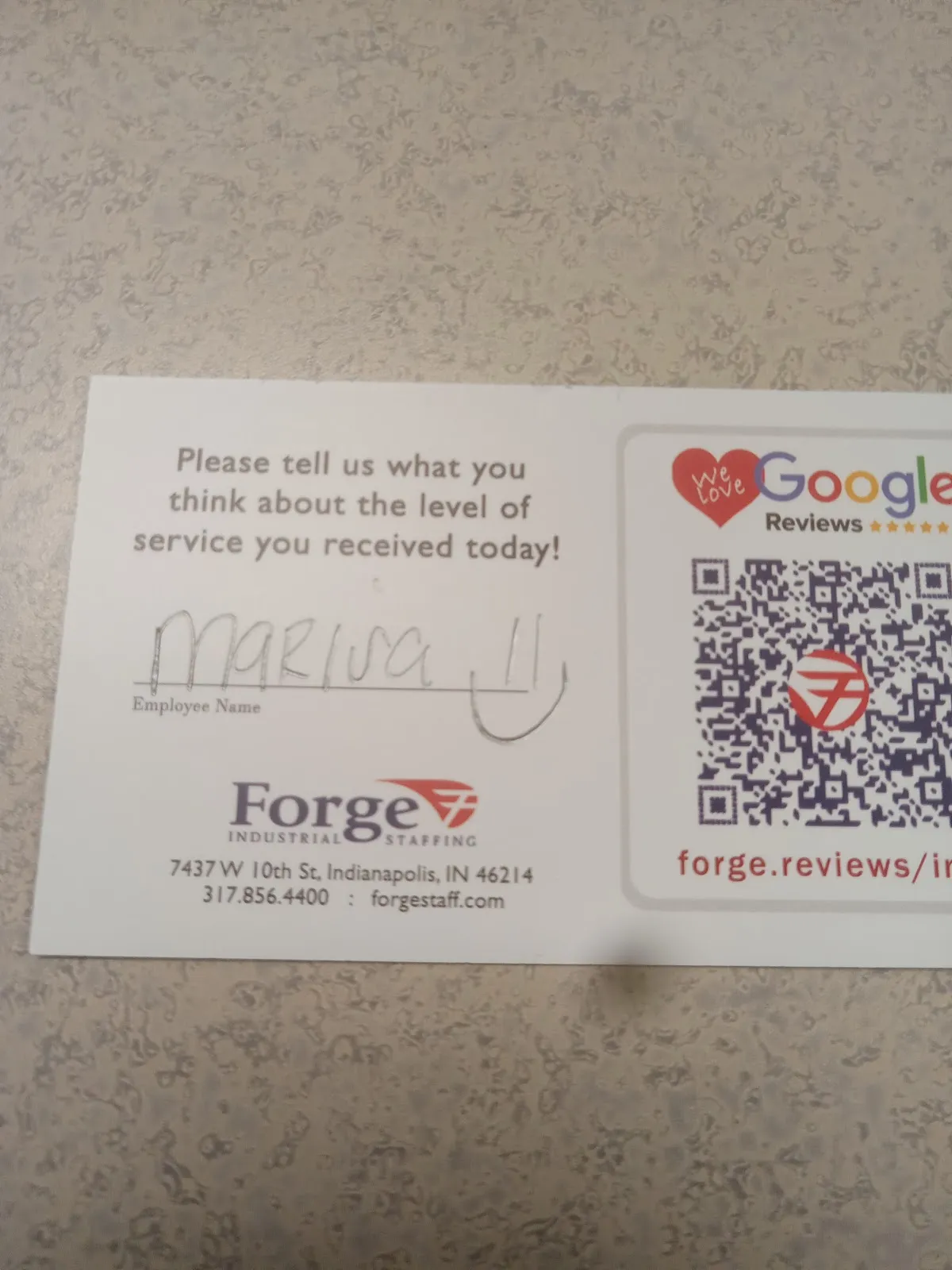 Forge Industrial Staffing