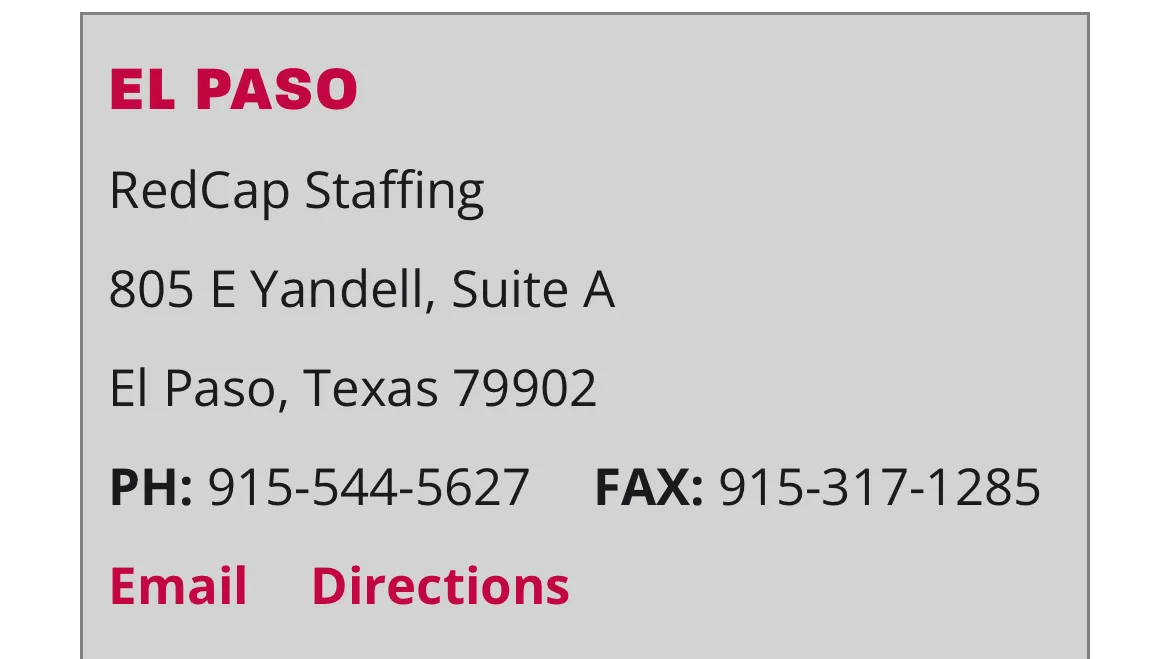 RedCap Staffing